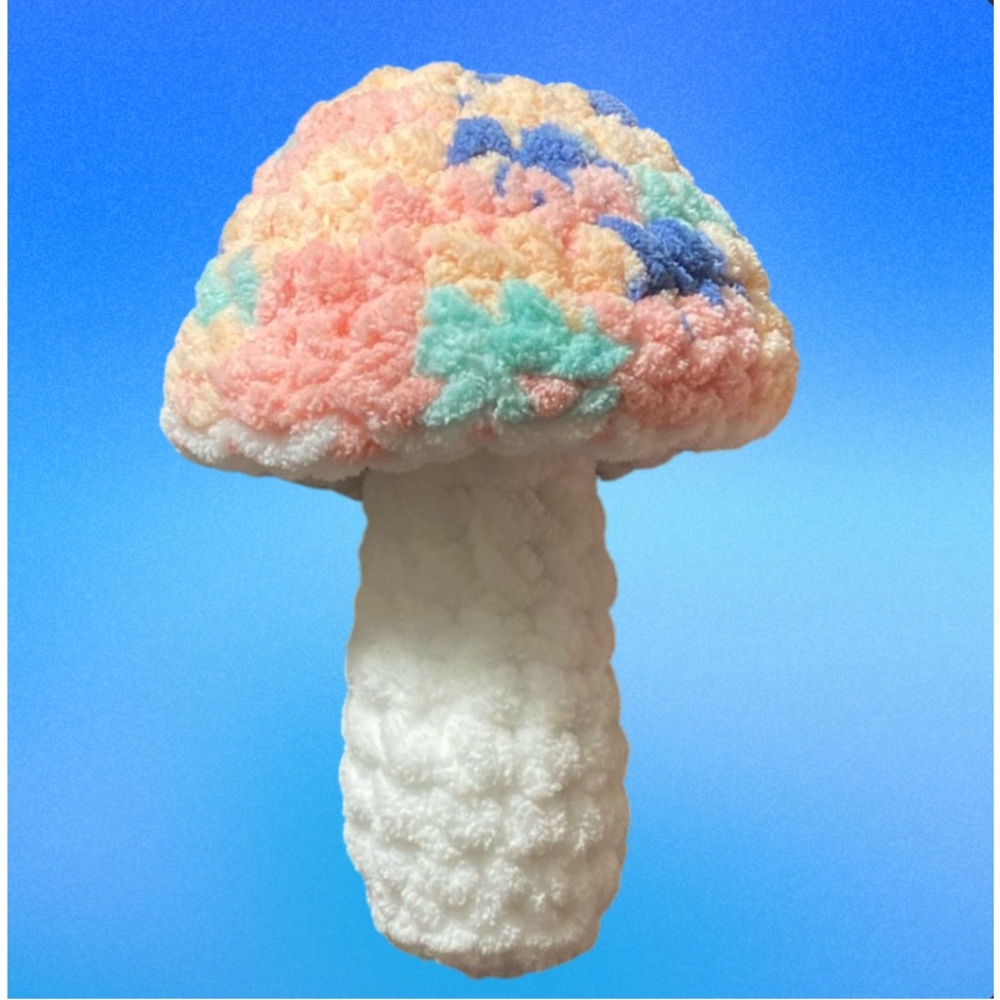 Sold 🥳Mushroom plush crochet handmade (fidget toy)